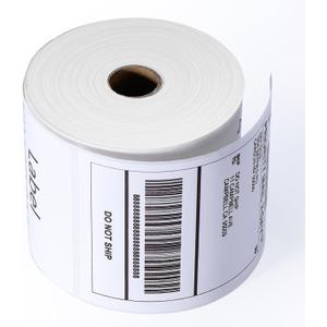 Label KINGDOM 4 x 6 Inch Direct Thermal Shipping Label Roll, 500 Sheets for Rollo Zebra Munbyn or Other Thermal Printer Used on FedEx, USPS, UPS, DHL for Address Label, 1 Roll