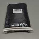 Black Boho Fabric Cloth Shower Curtain, Modern Farmhouse Shower Curtains for Chic Elegant Neutral Bathroom Decor, Bohemian Cute Shower Curtain with Shabby Geometric Texture, 72 x 72