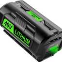 40V Replacement for Ryobi 40V Battery OP4026 OP40261 OP4050 OP4040 OP40401 OP40201 OP40601 Cordless Power, Compatible with Ryobi 40 Volt Lithium Battery