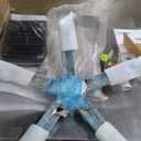 Sweetcrispy Executive Home Office Desk Chair - Ergonomic Big Tall High Back with Footrest & Lumbar Support, Reclining Height Adjustable, Comfy PU Leather Computer Gaming with Swivel Wheels, Black