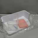 DA97-12650A Door Shelf Bin Basket for Samsung Refrigerator Door Shelf Right Side Replacement for Samsung RF263BEAESR RF260BEAESR RF261BEAESR Door Shelves With Food Storage Container