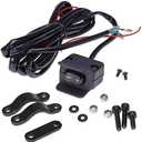 12V Winch Rocker Thumb Switch with Mounting Bracket Handle Bar Control Switch for KFI, WARN, Ramsey, SUPERWINCH, Champion, Venom, Badland etc.