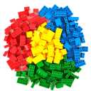 Big Blocks Set, Large Building Blocks for Ages 3 and Up, 100% Compatible with All Major Brands, Classic Colors, 204 Pieces