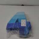 BLUE PANDA Number 4 Pull String Pinata for Boys 4th Birthday Party Decorations - Ombre Blue (16.5 x 12 x 3 In 4 Pinata)