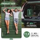 Elegear CumbreX Air & Foam Self Inflating Sleeping Pad, Built-in Electric Pump 4" Ultra-Thick Memory Foam Camping Mattress with Pillow Double Camping Pad 4-Season R-value 9.5 Camp Mat for Travel Full