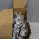 20 Pack Soft Close Cabinet Door Hinges for 1/2" Partial Overlay Cupboard, 100 Degree Opening Angel, Stainless Concealed Kitchen Cabinet Hinges with Mounting Screws and Manual