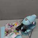 Sewing Machine for Beginners with Expansion Table and Foot Pedal and 42Pcs Sewing kit Finger Guard & Light Mini Small Portable Sewing Machines 2-Thread 2-Speed 2-Switches for Kids Ages 8-12