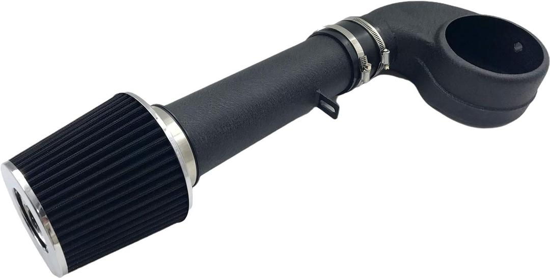 Cold Air Intake Kit with Filter 1988-1995 Fit for Chevrolet GMC C/K/R/V C1500 C2500 C3500 K1500 K2500 K3500 for Suburban 1500 2500 Engine 4.3L V6 5.0L 5.7L V8 (Black Tube & Black Filter)