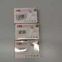 Highergo Digital Alarm Clock Large LCD Display, Simple Operation, Snooze Back Light, Time Date Month, Temperature Multifunction Clock for Bedrooms Office Travel Heavy Sleepers(Classic Colors,3 Pack)