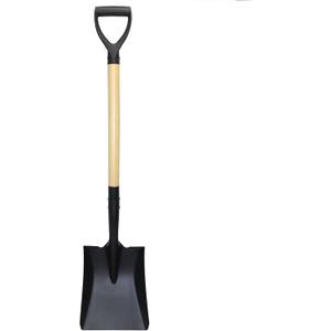Square Shovel, Shovels for Digging with D-Handle, Overall 41-Inch Long Garden Shovel, Transfer Shovel, Snow Shovel for Car, Garden Tools