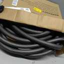 Garden Hose 50ft x 5/8",Flexible Water Hose,Lightweight Braided Hose with Swivel Handle,Leak-Free Connections, Male to Female Fittings, Kink Resistant Durable Hybrid Hose,Grey