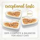 Purina Fancy Feast Gravy Lovers Poultry and Beef Grilled Gourmet Wet Cat Food Variety Pack - (Pack of 24) 3 oz. Cans (EXP 04/01/26)