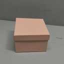Pink Gift Boxes with Lids Nesting Gift Boexs for Presents Set of 4 Small Pink Boxes for Flower Arrangements Paper Mache Boxes for Bridesmaid, Proposal, Wedding, Birthday, Party Favor, Valentines,