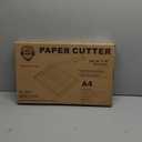 ISDIR 12-Inch Guillotine Paper Cutter, 12 Sheet Capacity, Blade Lock & Magnetic Guide, Heavy-Duty Metal Base for Precision Cutting of Cardstock, Photos, and Crafts - Ideal for Home & Office