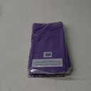 8-Pack Premium Plastic Tablecloth 84in. Round Table Cover - Purple