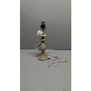 Davenport Wood Table Lamp Base in Rustic White, Rustic Country Lamps