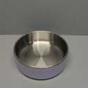 Dog Bowl, Stainless Steel Dog Food and Water Bowl with Non Slip Quiet Bottom, Easy to Clean, Dishwasher Safe, 40oz, Light Purple