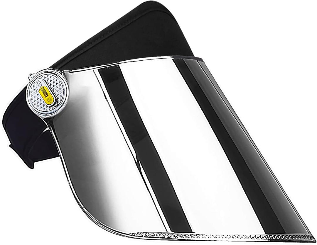 WAYCOM Sun Cap, Sun Visor Hat - UV Protection Hat -Premium UPF 50+ Hat for Hiking, Golf, Tennis, Outdoors (One Size, Adjustable Black)