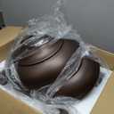 Outdoor Barn Light Fixture, 16 Inch Large Dome Farmhouse Exterior Wall Mount Light, Rustic Wall Sconce Indoor Wall Lighting Fixture, Industrial Bronze Gold Lantern for Porch, 1 Pack (Not Dusk to Dawn)