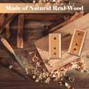 MOREYES Guitar Wall Mount 2 Pack, Guitar Hanger with Rotatable Soft Guitar Holders for All Size Guitars, U-Shaped Guitar Wall Hangers for Acoustic Guitar, Bass, Easy to Install, Oak, Brown