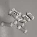 8 Pcs Different Replacement Roller Head for Electric Callus Remover Feet Pedicure Kit Care Foot Roller Refills Extra Coarse Regular Coarse Pedicure Tools for Dead Skin(White)