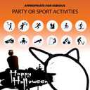 4 x Halloween Cat Ears Headband  Halloween Black Cat Ear Headband for Cosplay, Fancy Dress, Masquerade & Party Costumes - Black Cat Headbands