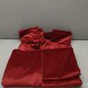 RYB HOME Burgundy Red Velvet Curtains for Christmas Decor, Soft Luxury Backdrops for Studio Theater, Back Tab Design for Bedroom Living Room, 52" W x L72 L, 2 Panels Set