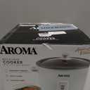 AROMA Rice Cooker, 8-Cup (Uncooked) / 16-Cup (Cooked), Pot-Style Rice Cooker and Soup Warmer with One-Touch Control, 4 Qt, White, ARC-368NG