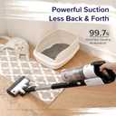 LEVOIT Cordless Vacuum Cleaner, Stick Vac with Tangle-Resistant Design, Up to 50 Minutes, Powerful Suction, Rechargeable, Lightweight, and Versatile for Carpet, Hard Floor, Pet Hair, LVAC-200