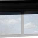 RV Window Rain Deflector Guard&Sun Visor Deflector,RV Window Visor Rain Guard,RV Window Blade Rain Sunroof Deflector Fit 60 inch Wide RV Sliding Window,Deflects Rain&Sun Protection for RV Window