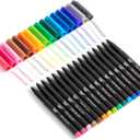 Mr. Pen- Felt Tip Pens, 16 Pack, 0.7mm Colorful Felt Pens, No Smear, Quick Dry (Assorted Palette)