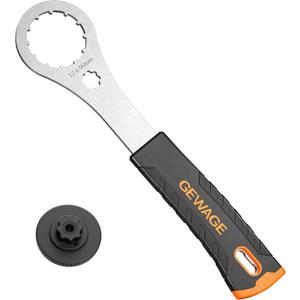 GEWAGE Bicycle Bottom Bracket Tool - Bottom Bracket Removal Install Tool Compatible with Shimano Hollowtech II/BB9000, BBR60,12X46MM - BB Remover with Crank Cap Wrench