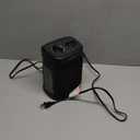 Space Heater, 1500W Electric Heaters Indoor Portable with Thermostat, PTC Fast Heating Ceramic Room Small Heater with Heating and Fan Modes for Bedroom, Office and Indoor Use (Black)