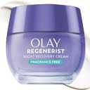 Olay Night Cream for Face, Anti-Aging Face Moisturizer for Women - Fragrance-Free Skin Care, Anti-Wrinkle, Exfoliate, Smooths Texture - Triple Collagen Cream, Niacinamide, Pro-Vitamin B5, 1.7Oz