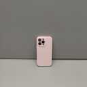 LOVE 3000 Designed for iPhone 15 Pro Max Case, Premium Silicone with [Soft Anti-Scratch Microfiber Lining] Shockproof Protective Phone Case for Men Women Girls 6.7", Chalk Pink