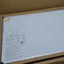 XBoard Magnetic Dry Erase Board/Whiteboard, 36 X 24 Inches, Double Sided White Board,1 Dry Eraser & 3 Dry Erase Markers & 4 Push Pin Magnets