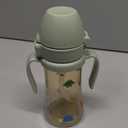 GROSMIMI Flip Top Spill Proof Sippy Cup, PPSU, BPA Free, 10 oz, Stage 2 Straw for Toddlers (Dinosaur)