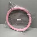 Car Steering Wheel Cover, Microfiber Leather Wheel Cover, Bright Strip Cute Steering Wheel Cover Universal 14.5-15 inch Car Accessory, Breathable, Anti-Slip, Warm in Winter and Cool in Summer