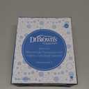 Dr. Brown's Milestones Narrow Sippy Straw Bottle, Spill-Proof with 100% Silicone Handles and Weighted Straw, 8 oz/250 mL, Blue/Gray, 6m+