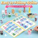 20 PCS Miniature Drink Marker Kit, Miniature Food Toys, Kitchen Pretend Food DIY Crafts Kits for Kids Ages 8-12, Girls Gift for Christmas, Birthday, Collectors, Resin Play, NOT Edible