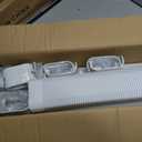 4'' 17 Ft Mini Split Line Cover Set Kit, Ductless Pipe Cover for Mini Split Line, Line Set Cover for Mini Split Air Conditioner, Central AC Pipe Cover