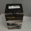 Small Portable Space Heater for Indoor Use - VOCRS 1500W PTC Electric Heater with Thermostat, Remote Control, 12H Timer, Eco and Fan Mode, Rapid and Safe Heating for Office Bedroom