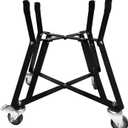 Medium BGE Nest,Grill Stand for BGE Accessories, Rolling Nest with Heavy Duty Locking Caster Wheels Powder Coated Steel for BGE Smoker Kamado Joe Grill Stand Accessories