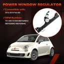 751-649 Front Right Passenger Side Power Window Regulator & Motor Assembly Compatible with Fiat 500 1.4L 2012 2013 2014 2015 2016 2017 2018 2019 | Replace OE# 68070266AC, 68070266AD, 68070266AE