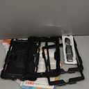 SEYMAC stock Case for iPad 9th/ 8th/ 7th Generation 10.2'', Shockproof with Screen Protector, Pencil Holder [360 Rotating Hand Strap] & Stand, for iPad 10.2 inch 2021-2019 (Black)