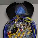 Snow-Chains Auto Fixing 1 Min Quick Fit Easy Installation Tire-Chains, Portable Reusable Universal Emergency Tire Traction Chain for Passenger Car, Pickup Trucks and SUV - Set of 2