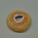 ANWA Adjustable Cat Cone Collar Soft, Cute Cat Donut Collar After Surgery, Kitten Recovery Cones to Stop Licking (Small (under 7 lbs), Orange)