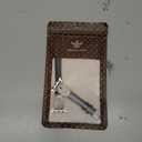 Wearlizer Leather Strap Compatible with Apple Watch Straps 40/38/41/44/42/45/46/49mm Women, Elegant Slim Dressy Straps with Celtic Knot Band for iWatch Series 11 10 9 8 Ultra SE 7 6 5 SE 4 3 2 1