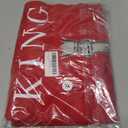 Men's Casual Graphic T-Shirt, Crew Neck, Short Sleeve, Summer Streetwear (US, Alpha, X-Large, Regular, Regular, Red) (Red, XL)