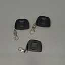 Kingdder 3 Pieces Gate Opener Remote Compatible with Multicode 300mhz 10 Dip Switch 3089 3060 3070 Garage Door Opener Remote Control with Keychain(Black, Gray)